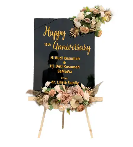 Papan Bunga Akrilik Atung Bungsu