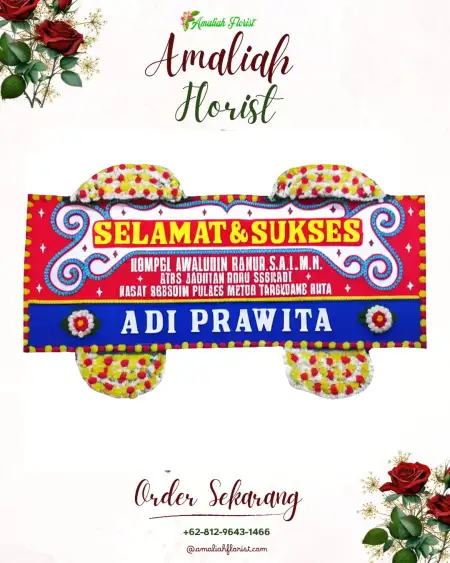 Papan Bunga Ucapan Selamat Atung Bungsu